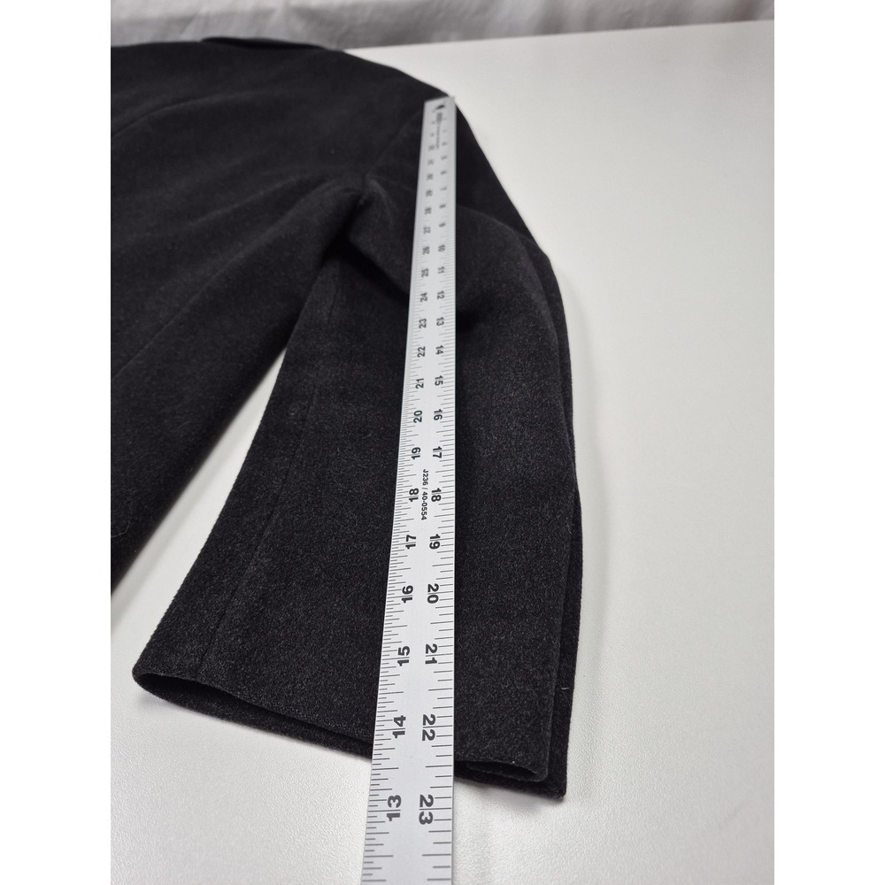 Brooks Brothers BrooksStorm Coat Mens 38S Gray Wool Loro Piana Storm System - Picture 10 of 11